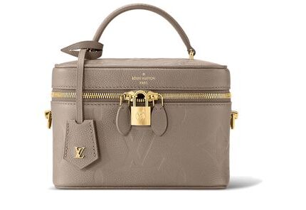 SAC LV VANITY EN TOILE MONOGRAM EN BEIGE