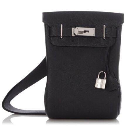 SAC HERMES HAC SAC À DOS PM EN NOIR