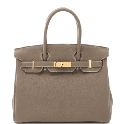 SAC A MAIN HERMES BIRKIN 30 EPSOM EN ÉTOUPE