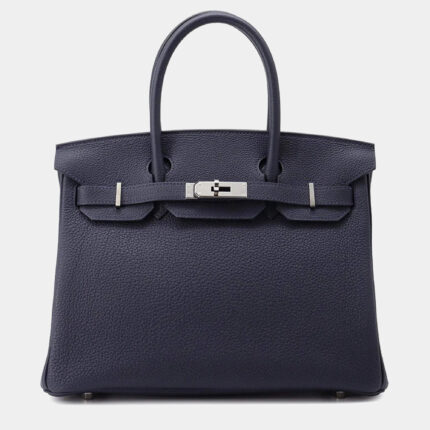 SAC HERMES BIRKIN 30 EN CUIR TOGO NOIR