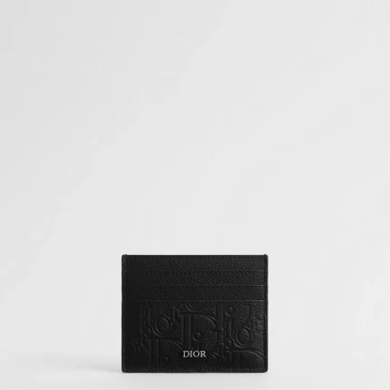 TITULAIRE DE CARTE EN NOIR A MOTIF GRAFFITI DIOR