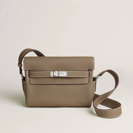 SAC HERMES MESSAGER KELLY EN VERT CLAIR