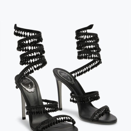 SANDALES RENE CAOVILLA CHANDLIER EN NOIR 105
