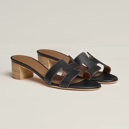 SANDALES HERMES OASIS EN NOIR