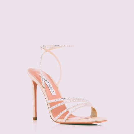 SANDALES AQUAZZURA MISTICA 105 EN BABY PINK