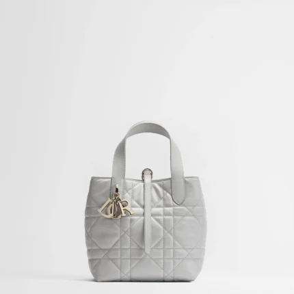 SAC DIOR TOUJOURS CABAT PETIT MODELE EN GRIS CLAIR