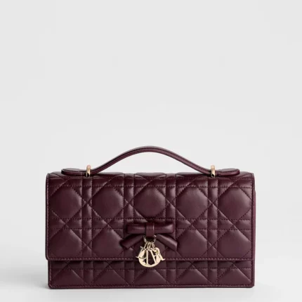 SAC DIOR MY DIOR MINI BAG EN BURGUNDY