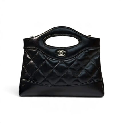 SAC CHANEL NANO MINI 31 SHOPPING BAG EN NOIR