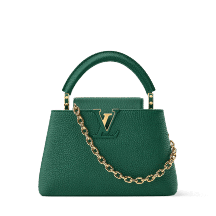SAC LOUIS VUITTON CAPUCINES MINI EN VERT