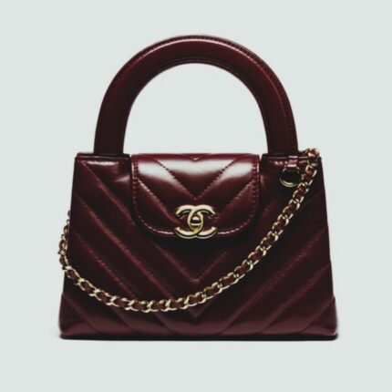 SAC CHANEL MINI TOTE BAG EN BURGUNDY